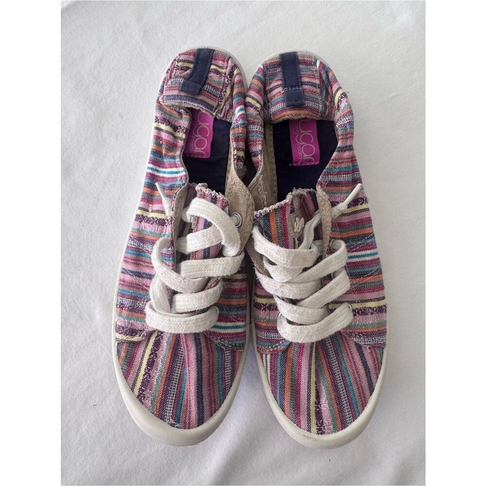 🌈 Sugar Genius Slip-On Sneakers - UNIQUE Vertical Stripe Variant!